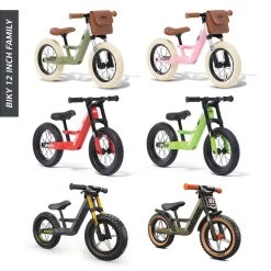 BERG BIKY Trial Groen Loopfiets 12 Inch Handrem 17 BERG BIKY Trial Groen Loopfiets 12 Inch Handrem -Speelgoedwinkel Voor Kinderen Berg biky loopfiets family