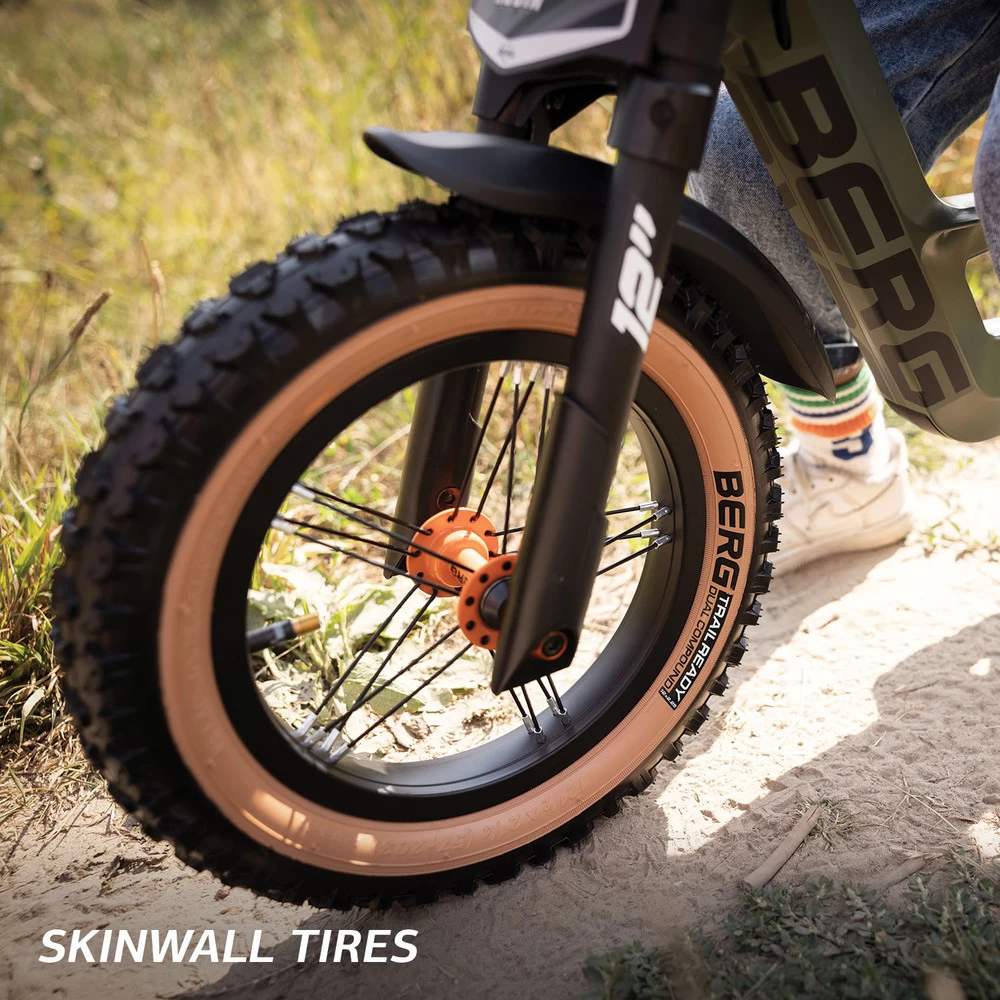 BERG BIKY Trial Groen Loopfiets 12 Inch Handrem 10 BERG BIKY Trial Groen Loopfiets 12 Inch Handrem - Afbeelding 8