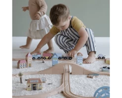 Little Dutch LD4487 Railway Treinbaan XXL -Speelgoedwinkel Voor Kinderen LD4487 little dutch railway treinbaan xxl 3