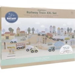 Little Dutch LD4487 Railway Treinbaan XXL -Speelgoedwinkel Voor Kinderen LD4487 little dutch railway treinbaan xxl 4