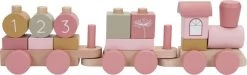 Little Dutch LD8035 Houten Blokkentrein Flowers FSC -Speelgoedwinkel Voor Kinderen LD8035 little dutch blokkentrein flowers 5