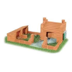 Teifoc T8010 Bouwdoos Kasteel/Huis Metselset -Speelgoedwinkel Voor Kinderen Teifoc bouwdoos T8010 kasteel huis metselset