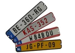 BERG Kentekenkit Kentekenplaat Voor Skelter -Speelgoedwinkel Voor Kinderen berg number plate nummerplaat kenteken
