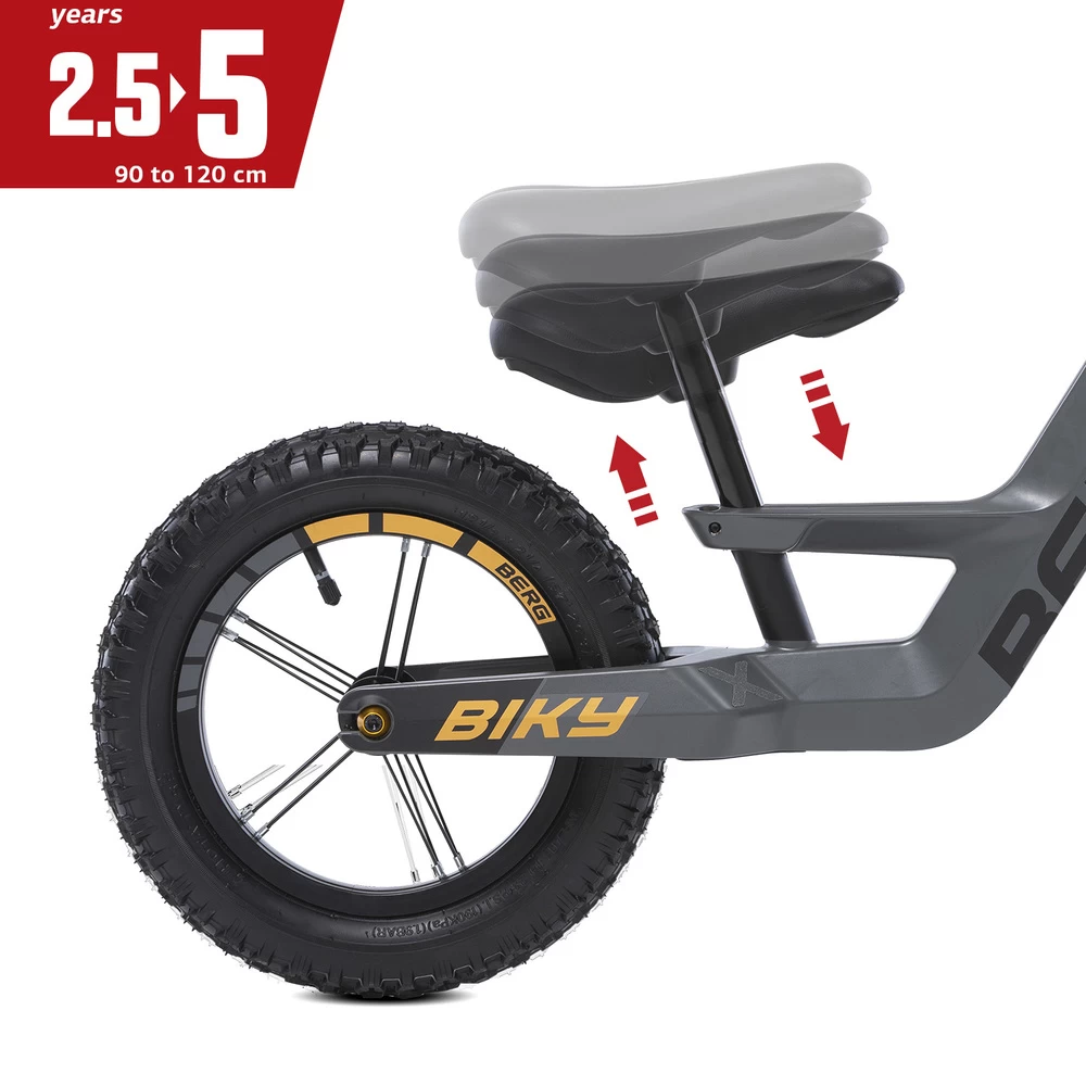 BERG BIKY Cross Grey Loopfiets 12 Inch 11 BERG BIKY Cross Grey Loopfiets 12 Inch - Afbeelding 9