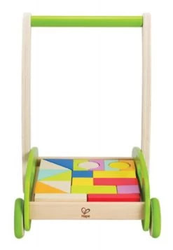 Duwkar – Blokkenkar Block & Roll -Speelgoedwinkel Voor Kinderen blokkenkar hape e0371 3
