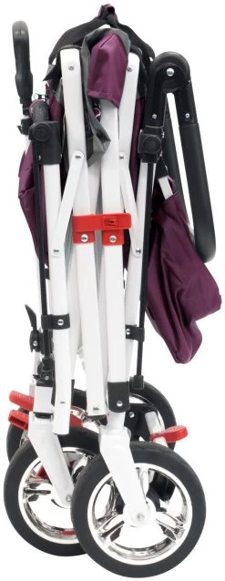 Active Outdoor Bolderkar Paars Met Zonnedak En Extra Bagagetas. Showmodel -Speelgoedwinkel Voor Kinderen bolderkar active outdoor opvouwen 1 1