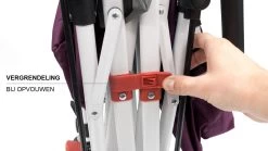 Active Outdoor Bolderkar Paars Met Zonnedak En Extra Bagagetas. Showmodel -Speelgoedwinkel Voor Kinderen bolderkar active outdoor opvouwen 6 1 1
