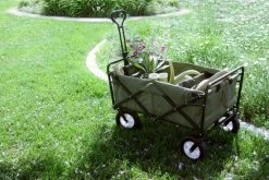 Mac Sports Bolderwagen Opvouwbaar Groen Bolderkar -Speelgoedwinkel Voor Kinderen bolderwagen opvouwbaar groen VDM 0737003 2