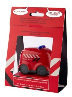 Sirene Brandweer Perry Rood Met Alle Toeters En Bellen -Speelgoedwinkel Voor Kinderen brandweer sirene rood speelactief.nl 4