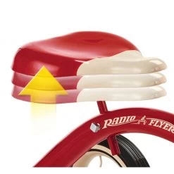 RadioFlyer Classic Red Tricycle Met Duwstang -Speelgoedwinkel Voor Kinderen classic red tricycle with push handle inset adjustable seat model 34t 1 1