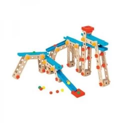Eichhorn/Heros Constructor 140-dlg Kogelbaan Houten Constructieset 8 Eichhorn/Heros Constructor 140-dlg Kogelbaan Houten Constructieset -Speelgoedwinkel Voor Kinderen constructor 140 delig knikkerbaan heros 39070 2