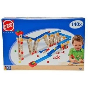 Eichhorn/Heros Constructor 140-dlg Kogelbaan Houten Constructieset 3 Eichhorn/Heros Constructor 140-dlg Kogelbaan Houten Constructieset