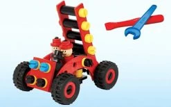 HEROS Constructor 84 Brandweerwagen Houten Constructieset -Speelgoedwinkel Voor Kinderen constructor heros fantasy brandweer ladderwagen 1