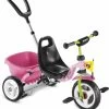 PUKY CAT 1 S Rose / Lime Driewieler PUKY 2225 1 PUKY CAT 1 S Rose / Lime Driewieler PUKY 2225 -Speelgoedwinkel Voor Kinderen driewieler rose lime cat1s puky 2225