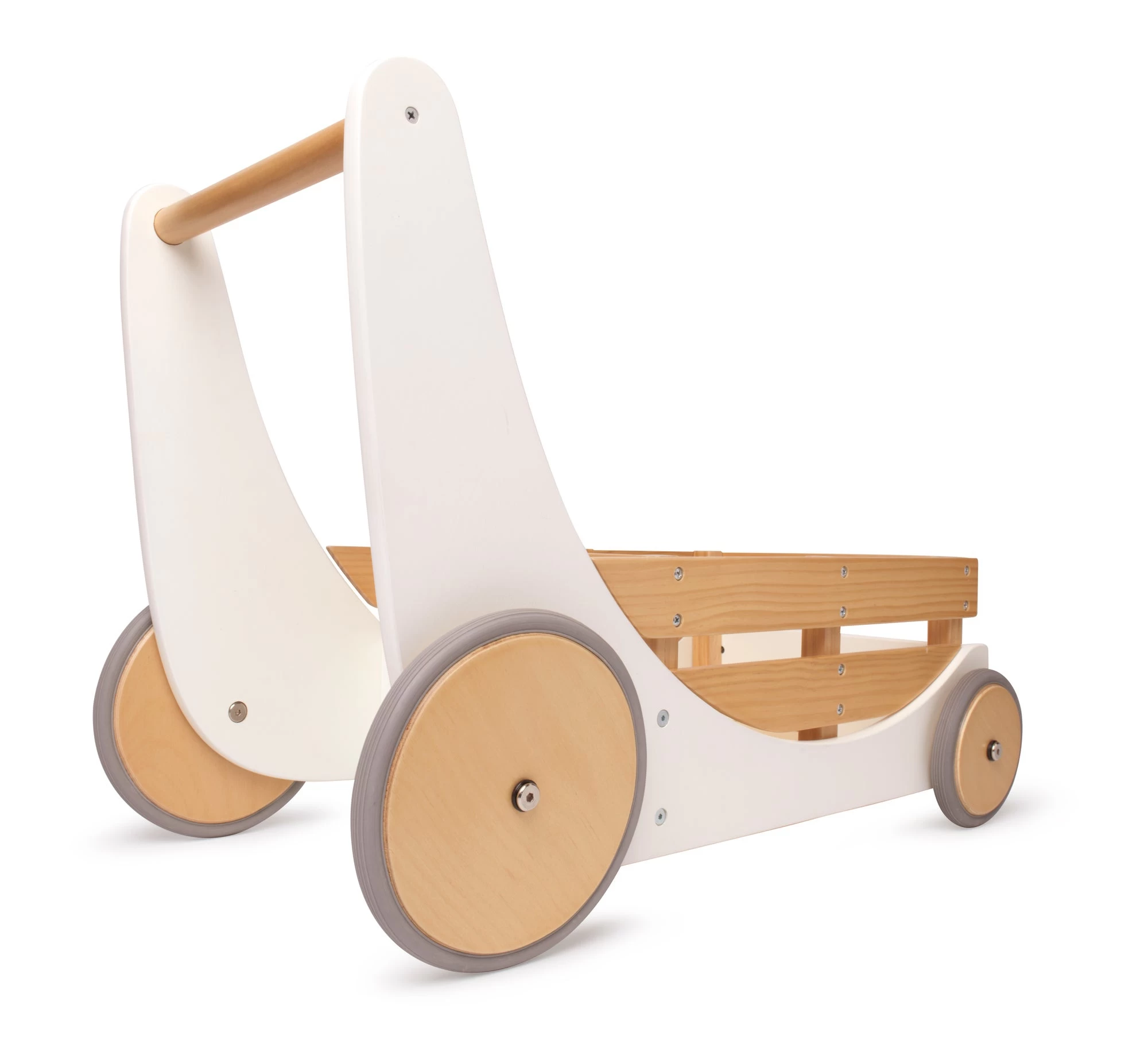 Kinderfeets Cargo Walker Wit Duwkar En Speelgoedkist In 1. 5 Kinderfeets Cargo Walker Wit Duwkar En Speelgoedkist In 1. - Afbeelding 3