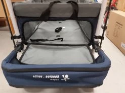 Active Outdoor Bolderkar Blauw Incl. Zonnedak, Extra Bagagetas En Extension. -Speelgoedwinkel Voor Kinderen extension1 scaled 1