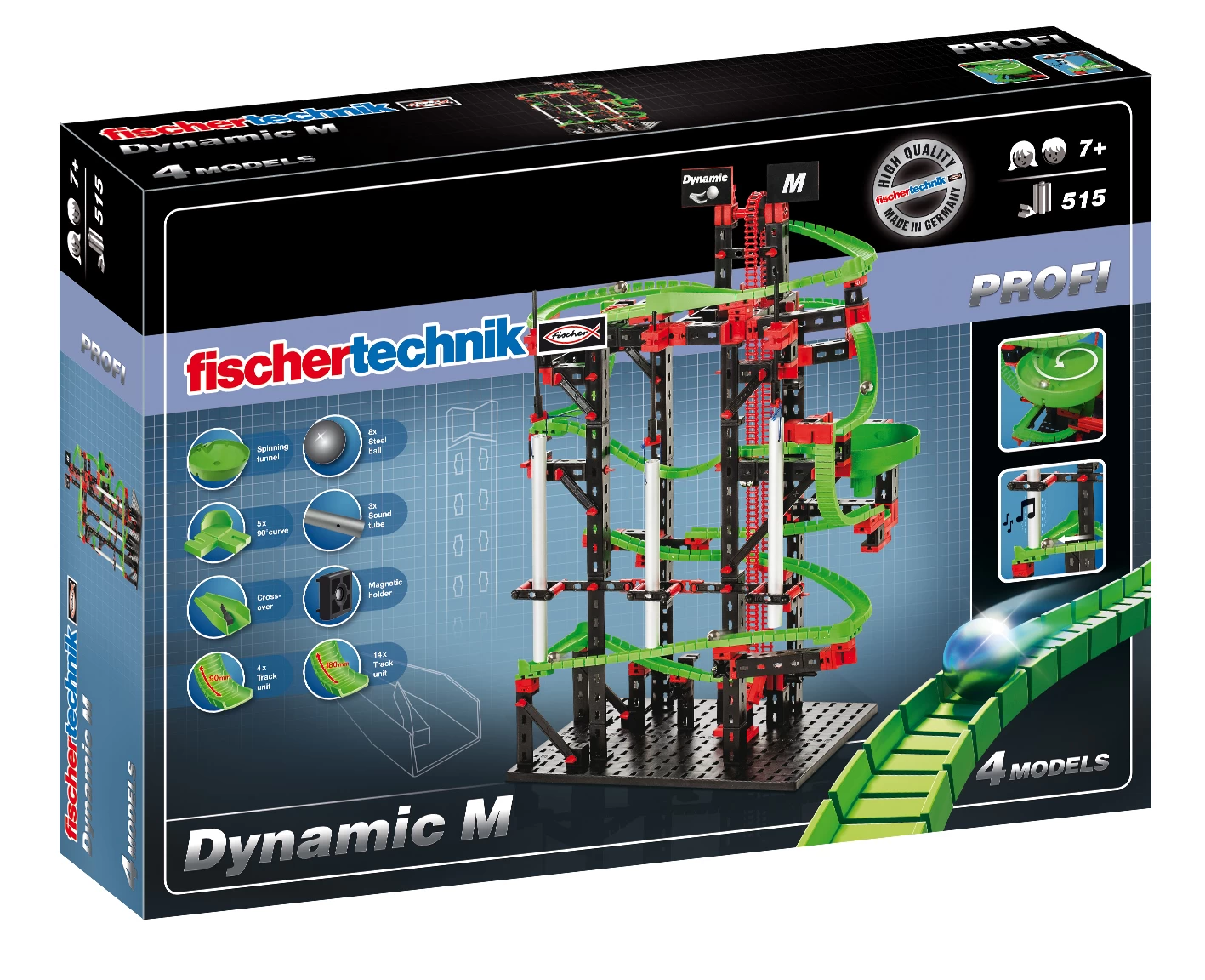Fischertechnik Dynamic M Knikkerbaan 3 Fischertechnik Dynamic M Knikkerbaan