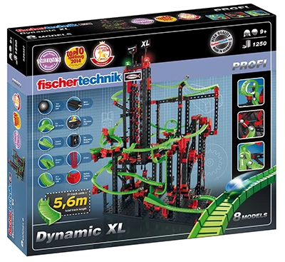 Fischertechnik Dynamic XL Knikkerbaan 3 Fischertechnik Dynamic XL Knikkerbaan