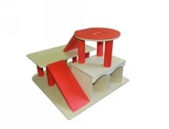 Robuuste Houten Garage Met Helikopterdek VanDijkToys 9 Robuuste Houten Garage Met Helikopterdek VanDijkToys -Speelgoedwinkel Voor Kinderen garage van dijktoys 2923 2 1