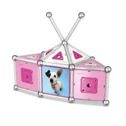Geomag Pink Panels 142 Delig Magnetisch Speelgoed -Speelgoedwinkel Voor Kinderen geomag pink panels 142 4