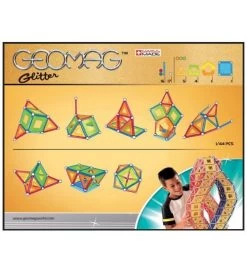 Geomag Panels Glitter – 44 Delig -Speelgoedwinkel Voor Kinderen geomag glitter panels set 44 pcs 1 1