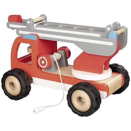 Goki 55877 Brandweerwagen Ladderwagen 5 Goki 55877 Brandweerwagen Ladderwagen - Afbeelding 3