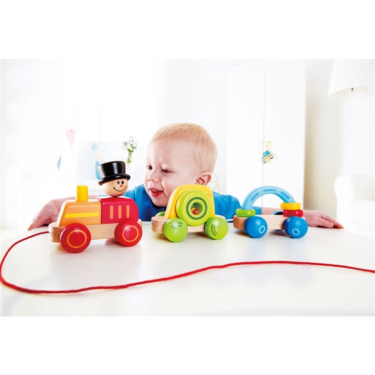 Houten Trein – Hape Triple Play Train 3 Houten Trein – Hape Triple Play Train