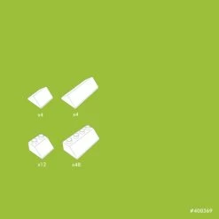 Hubelino Uitbreidingsset Dakpannen Duplo 68-delig 11 Hubelino Uitbreidingsset Dakpannen Duplo 68-delig -Speelgoedwinkel Voor Kinderen hubelino 400369 uitbreidingsset dapannen 68 delig 4