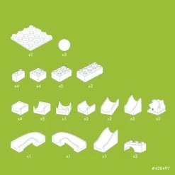 Hubelino Knikkerbaan Uitbreidingset Wissel 43-delig -Speelgoedwinkel Voor Kinderen hubelino 420497 uitbreiding wissel knikkerbaan 6