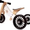 Kinderfeets Tiny-Tot-Plus White Loopfiets -Speelgoedwinkel Voor Kinderen kinderfeets houten loopfiets driewieler tiny tot plus white