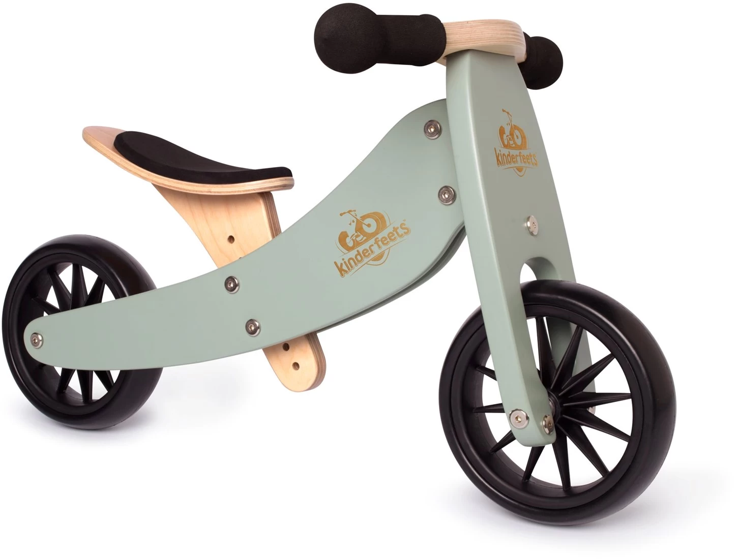 Tiny Tot Sage Loopfiets 2-in-1 Kinderfeets 4 Tiny Tot Sage Loopfiets 2-in-1 Kinderfeets - Afbeelding 2