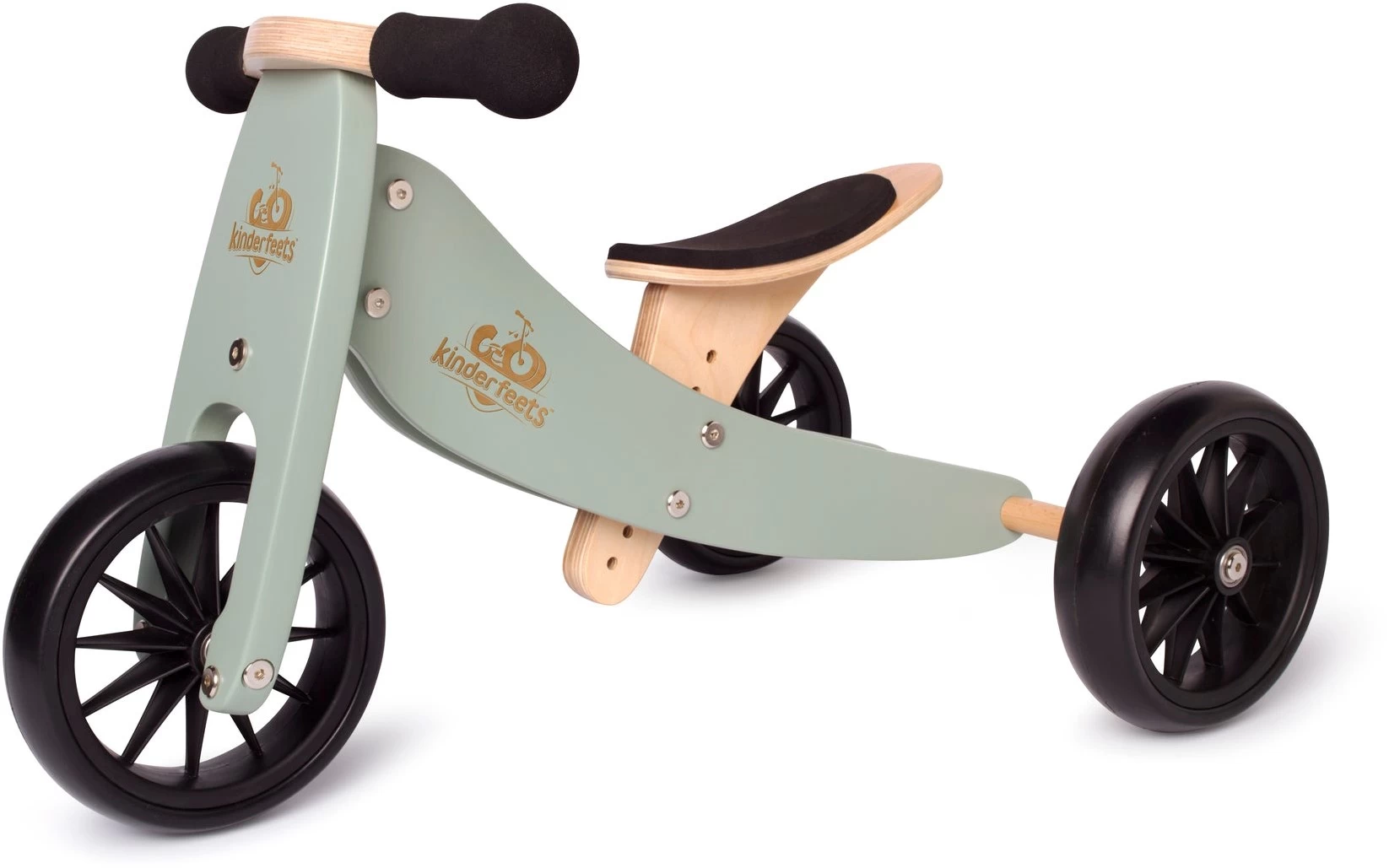 Tiny Tot Sage Loopfiets 2-in-1 Kinderfeets 3 Tiny Tot Sage Loopfiets 2-in-1 Kinderfeets