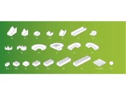 Hubelino Knikkerbaan Bouwdoos 106-delig 8 Hubelino Knikkerbaan Bouwdoos 106-delig -Speelgoedwinkel Voor Kinderen knikkerbaan 106 delig hubelino 420008 2