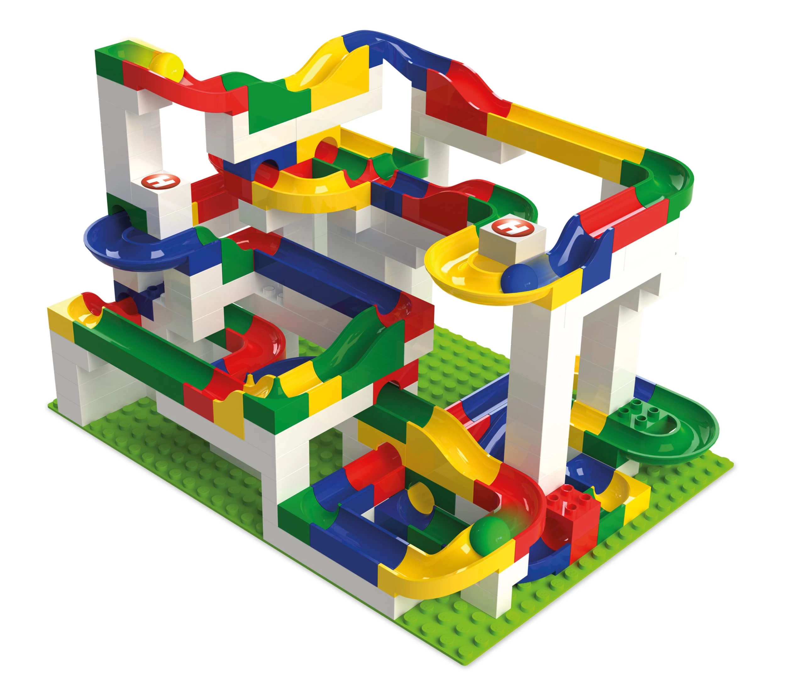 Hubelino Knikkerbaan Bouwdoos 200-delig 5 Hubelino Knikkerbaan Bouwdoos 200-delig - Afbeelding 3