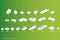 Hubelino Knikkerbaan Bouwdoos 200-delig 9 Hubelino Knikkerbaan Bouwdoos 200-delig -Speelgoedwinkel Voor Kinderen knikkerbaan 200 delig hubelino 420183 2