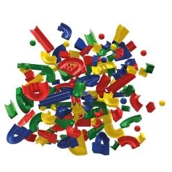 Hubelino Knikkerbaan Baanelementenset 128-delig -Speelgoedwinkel Voor Kinderen knikkerbaan hubelino elements 120 delig 420022 1