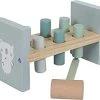 Little Dutch LD7026 Houten Hamerbank Blauw -Speelgoedwinkel Voor Kinderen little dutch 4425 hamerbank blauw