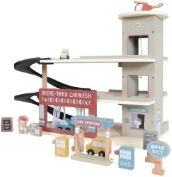 Little Dutch LD4491 Houten Railway Garage -Speelgoedwinkel Voor Kinderen little dutch 4491 railway garage 2