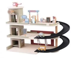 Little Dutch LD4491 Houten Railway Garage -Speelgoedwinkel Voor Kinderen little dutch 4491 railway garage 3