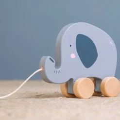 Little Dutch LD4450 Houten Trekdier Olifant 9 Little Dutch LD4450 Houten Trekdier Olifant -Speelgoedwinkel Voor Kinderen little dutch houten trekdier olifant 1 1