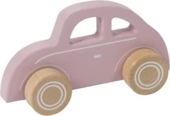 Little Dutch LD4375 Kever Auto Roze Houten Speelgoed -Speelgoedwinkel Voor Kinderen little dutch 4375 houten auto 1 1