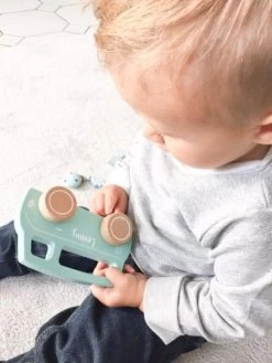 Little Dutch LD4378 Busje Groen Houten Speelgoed -Speelgoedwinkel Voor Kinderen little dutch 4378 houten busje 4