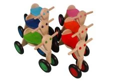 Van Dijk Toys Loopfiets Roze Berkenhout -Speelgoedwinkel Voor Kinderen loopfiets berken v.dijktoys 1 2 scaled 1