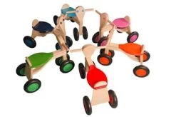 Van Dijk Toys Loopfiets Rood Berkenhout -Speelgoedwinkel Voor Kinderen loopfiets berken v.dijktoys 2 1 1 1