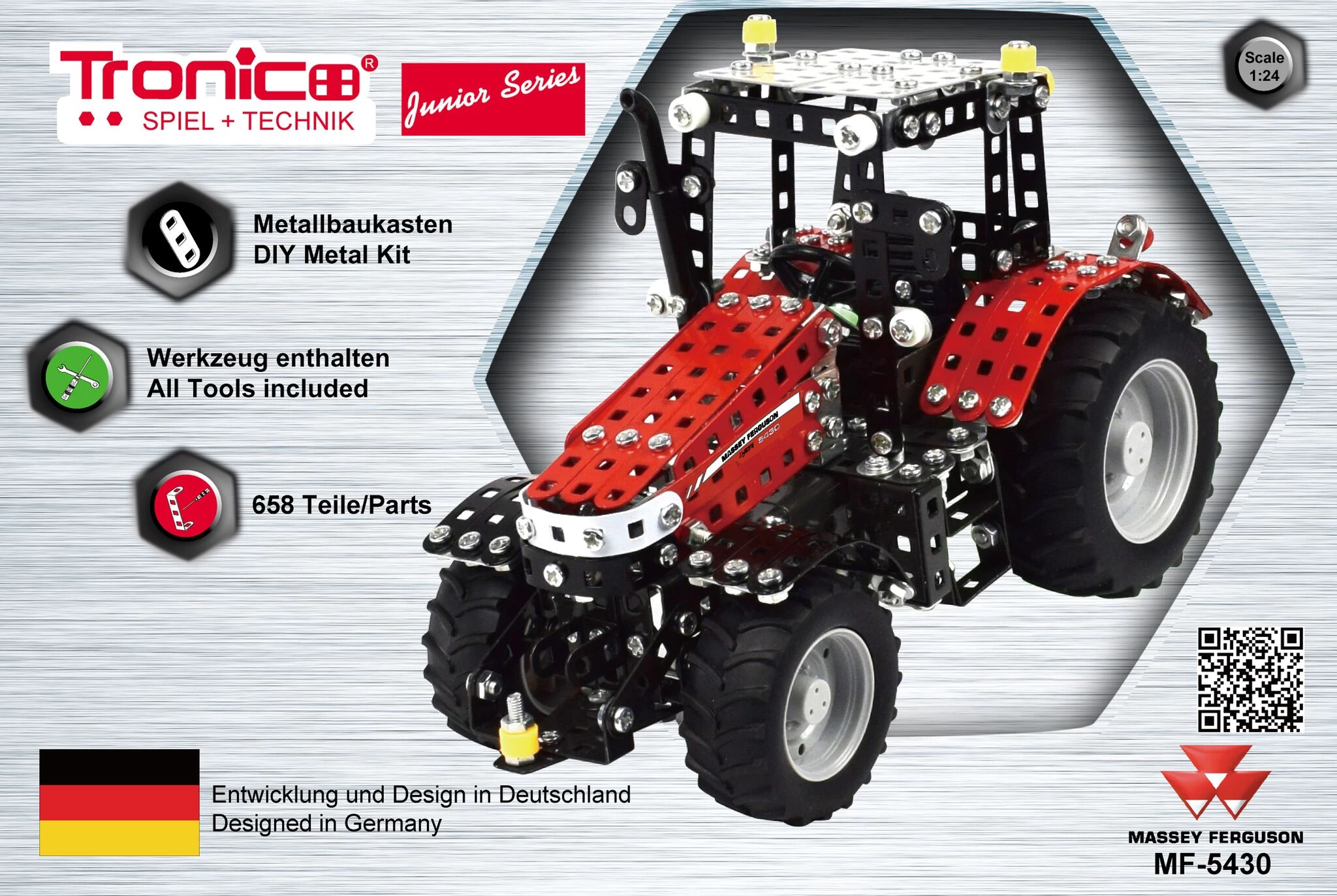 Tronico Junior Massey Ferguson MF5430 – 1 : 24 4 Tronico Junior Massey Ferguson MF5430 – 1 : 24 - Afbeelding 2