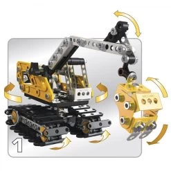 Meccano 16301 Excavator Graafmachine Contructiespeelgoed -Speelgoedwinkel Voor Kinderen meccano 16301 graafmachine bulldozer 1 1
