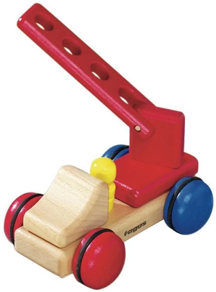 Houten Mini-brandweerwagen Fagus 3 Houten Mini-brandweerwagen Fagus