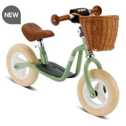 PUKY 4093 LRM Retro Green Loopfiets Groen -Speelgoedwinkel Voor Kinderen puky 4093 loopfiets lrm groen retro incl mandje speelactief.nl 2