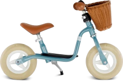 PUKY 4095 LRM Retro Blue Loopfiets Blauw -Speelgoedwinkel Voor Kinderen puky 4095 loopfiets lrm blauw retro incl mandje speelactief.nl 1