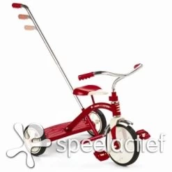 RadioFlyer Classic Red Tricycle Met Duwstang -Speelgoedwinkel Voor Kinderen radioflyer red tricycle met duwstang driewieler fiets 1
